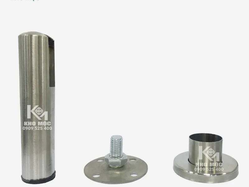 Chân Đế INOX 304 Kẹp Vách Ngăn 110mm - Chân Vách ngăn nhà vệ sinh