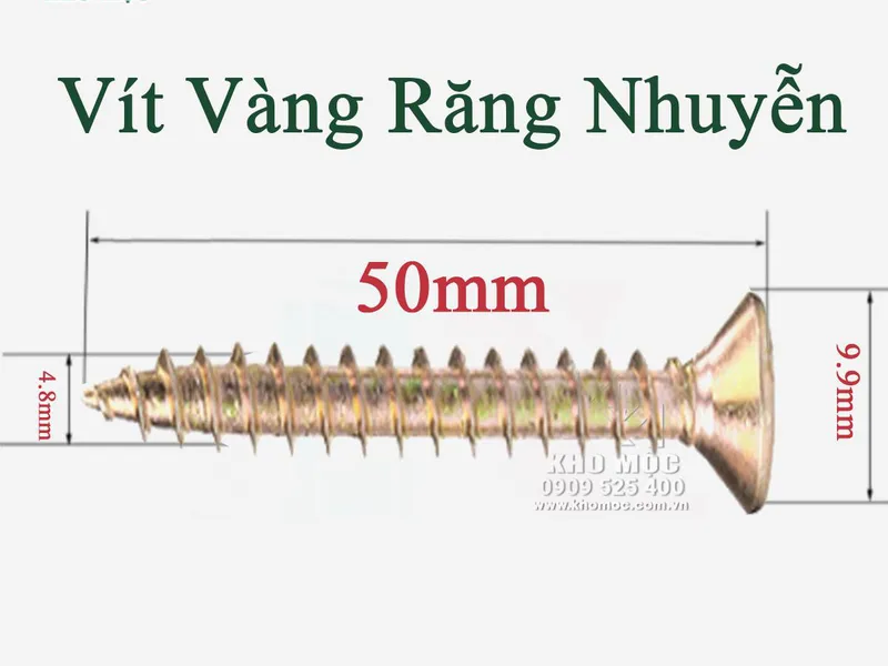 Vít Nhuyễn 7 Màu - Vít Vàng Nhuyễn