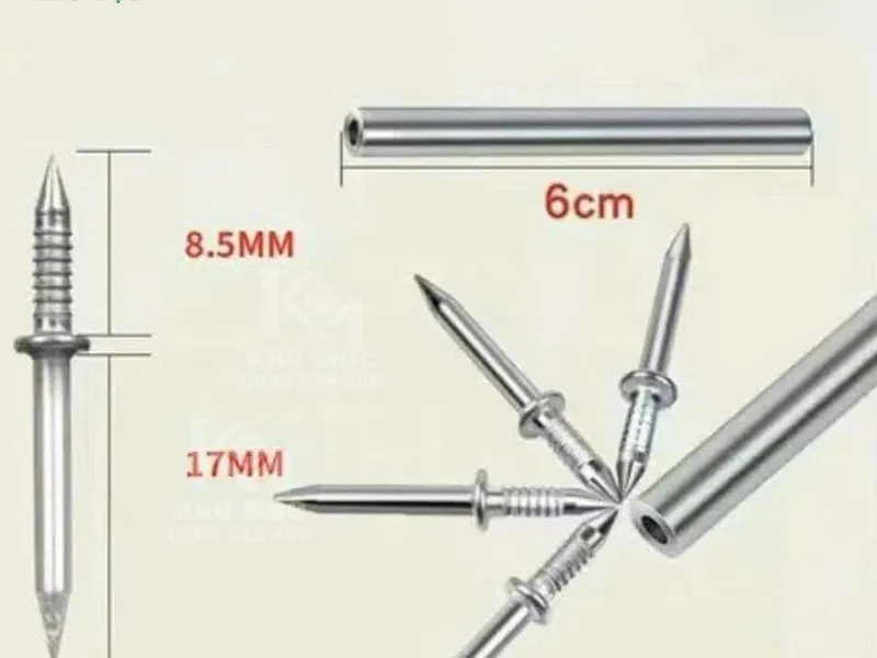 Đinh 2 Đầu (Tặng Kèm Ống Đóng Đinh) 