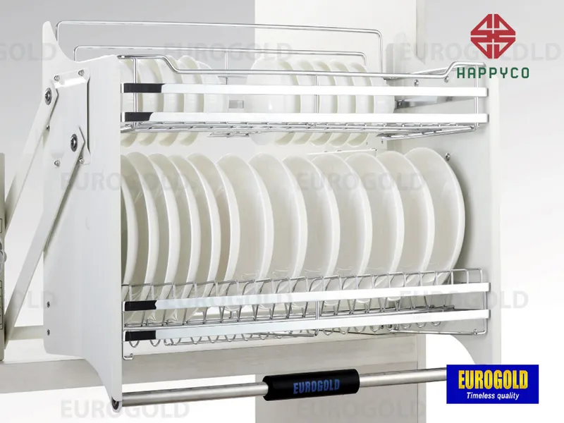 GIÁ BÁT ĐĨA NÂNG HẠ EUROGOLD EVI160 | CHẤT LIỆU INOX MỜ