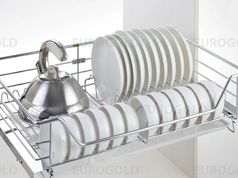 GIÁ BÁT ĐĨA XOONG NỒI EUROGOLD INOX MẠ CRÔM EG6260