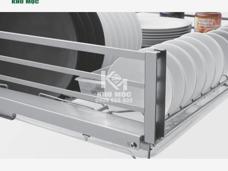 GIÁ CHÉN BÁT TỦ DƯỚI NAN DẸT, CÁNH MỞ, RAY ÂM GIẢM CHẤN ROXANA MÃ R034B