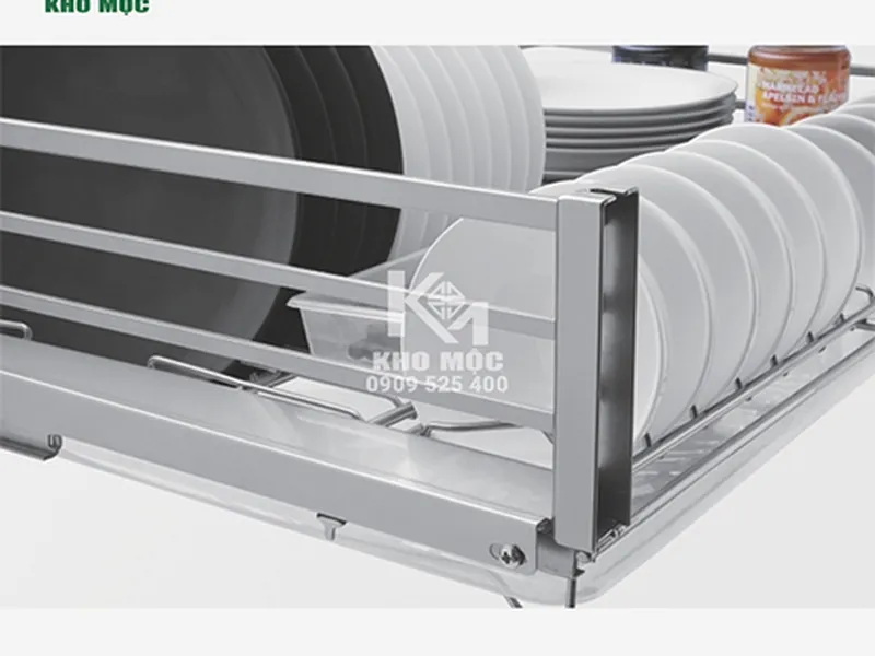 GIÁ CHÉN BÁT TỦ DƯỚI NAN DẸT, CÁNH MỞ, RAY ÂM GIẢM CHẤN ROXANA MÃ R035B
