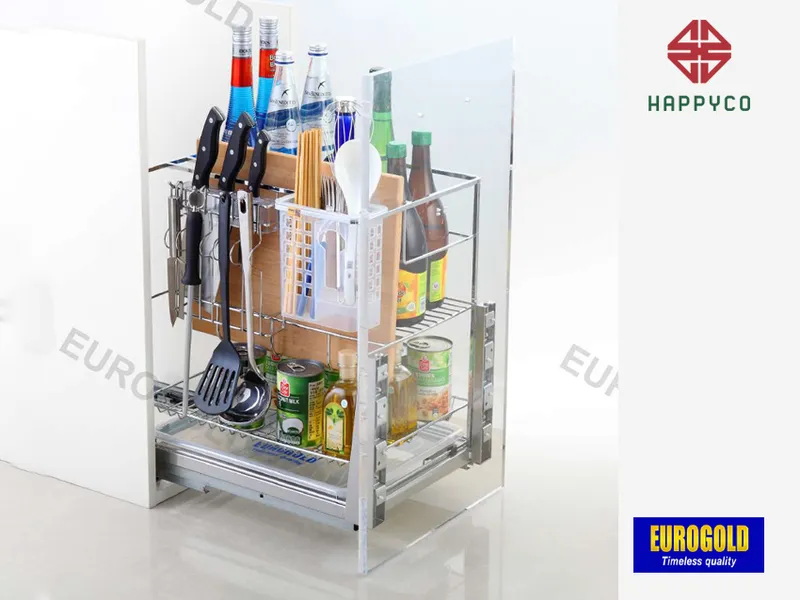 GIÁ DAO THỚT ERO2020B NAN VUÔNG INOX MẠ CRÔM EUROGOLD