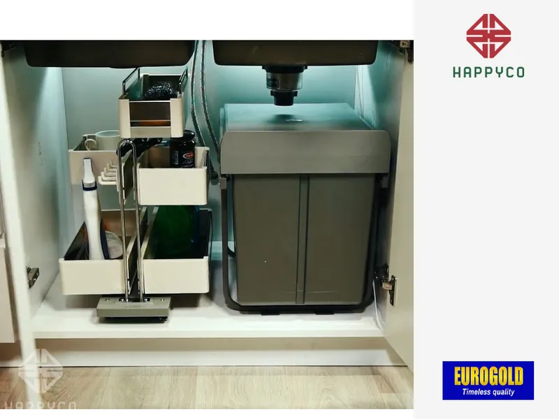 GIÁ ĐỰNG CHAI LỌ TẨY RỬA EUSL400 EUROGOLD