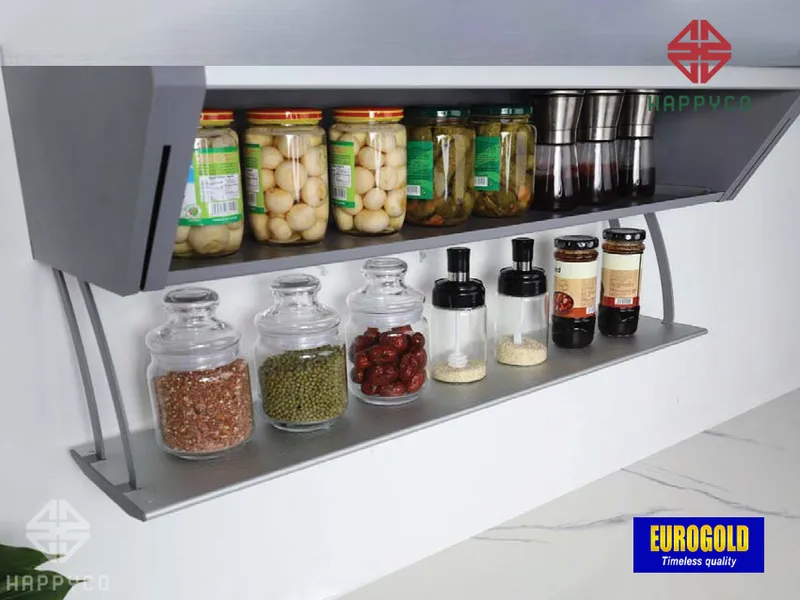 GIÁ GIA VỊ EUROGOLD EV2180 LẮP ĐẤY HỆ TỦ TRÊN