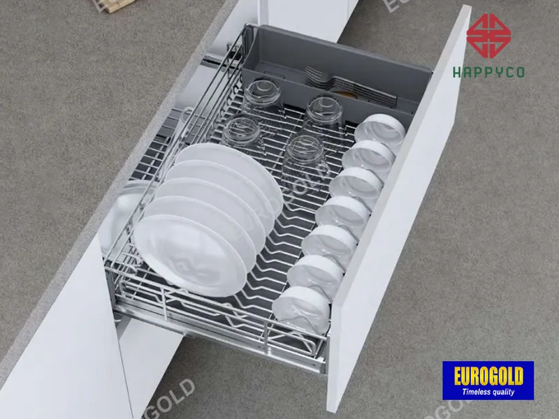 GIÁ XOONG NỒI BÁT ĐĨA INOX 304 NAN OVAL EPV6060 EUROGOLD