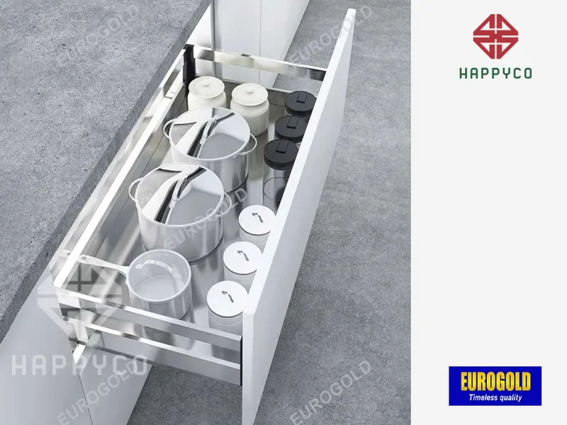 GiÁ XOONG NỒI INOX HỘP 2 LỚP ĐÁY GẮN CÁNH EU130600 EUROGOLD