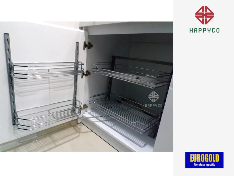 HỆ GIÁ KHO 2 TẦNG CÁNH MỞ EUROGOLD C040245