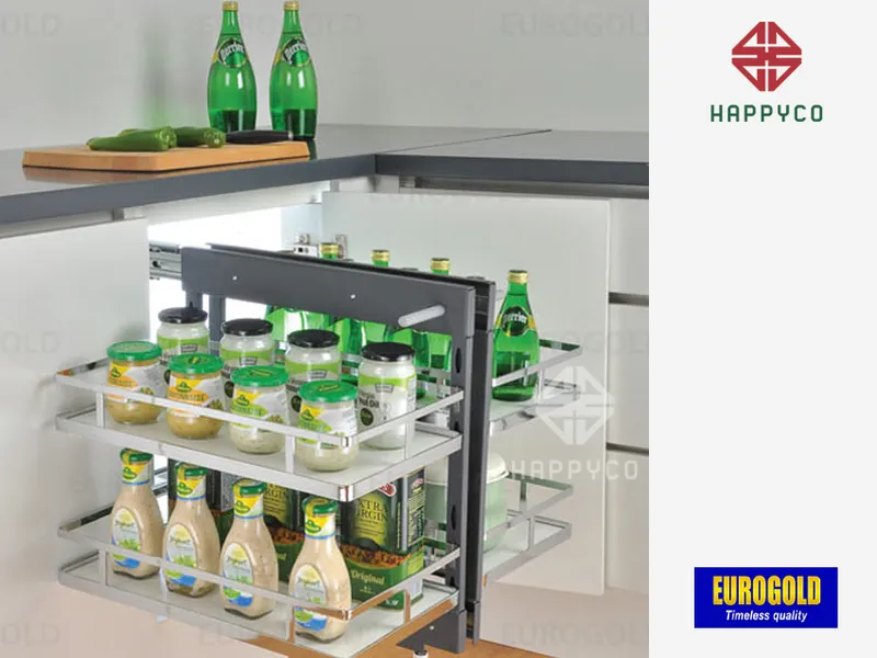 KỆ GÓC MỞ TOÀN PHẦN EUROGOLD EC100