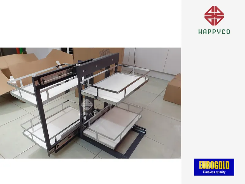 KỆ GÓC MỞ TOÀN PHẦN EUROGOLD EC100