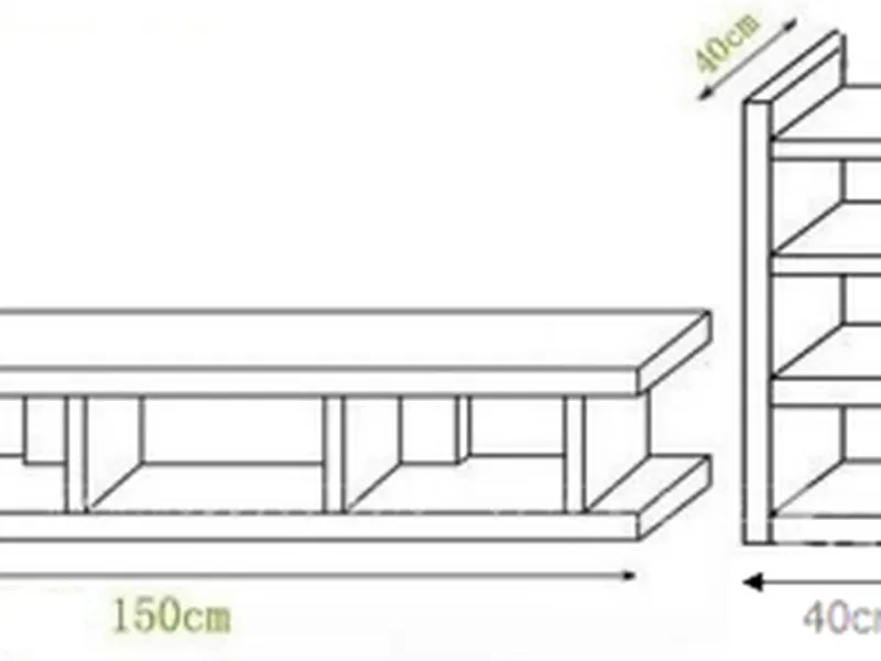 Kệ Tivi gỗ công nghiệp MDF KT6823