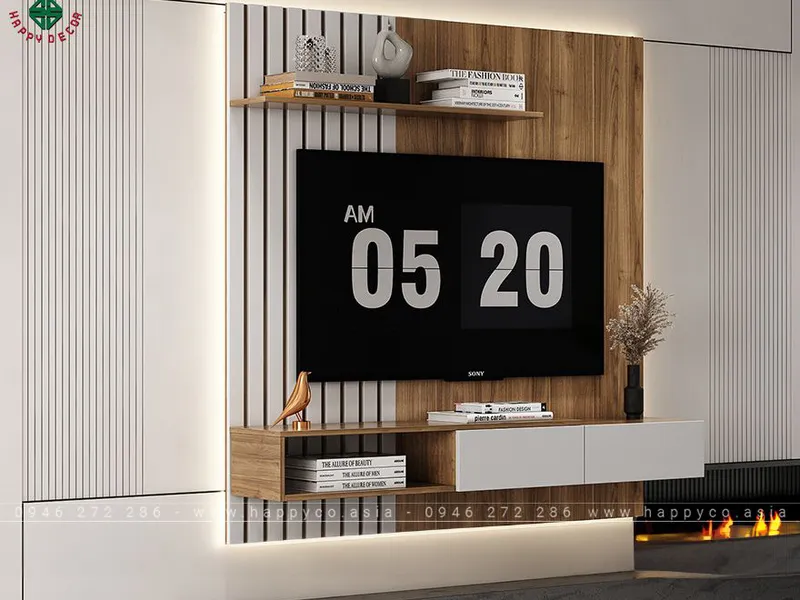 Kệ tivi gắn tường KT6811