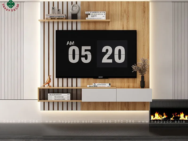 Kệ tivi gắn tường KT6811