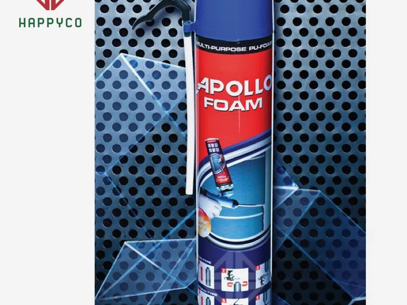 Keo Bọt Nở APOLO FOAM vòi Staw Type
