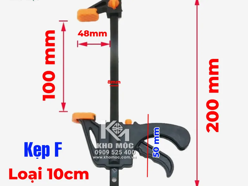 Kẹp Gỗ Chữ F ( Vam Kẹp Gỗ) Kẹp F