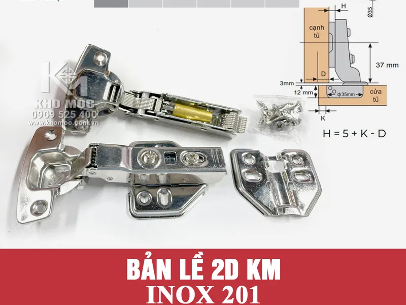 Bản Lề Giảm Chấn Kho Mộc KM