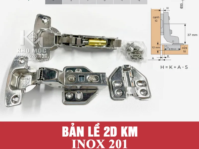 Bản Lề Giảm Chấn Kho Mộc KM