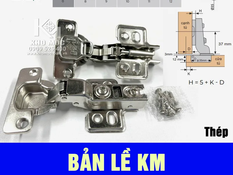 Bản Lề Giảm Chấn Kho Mộc KM