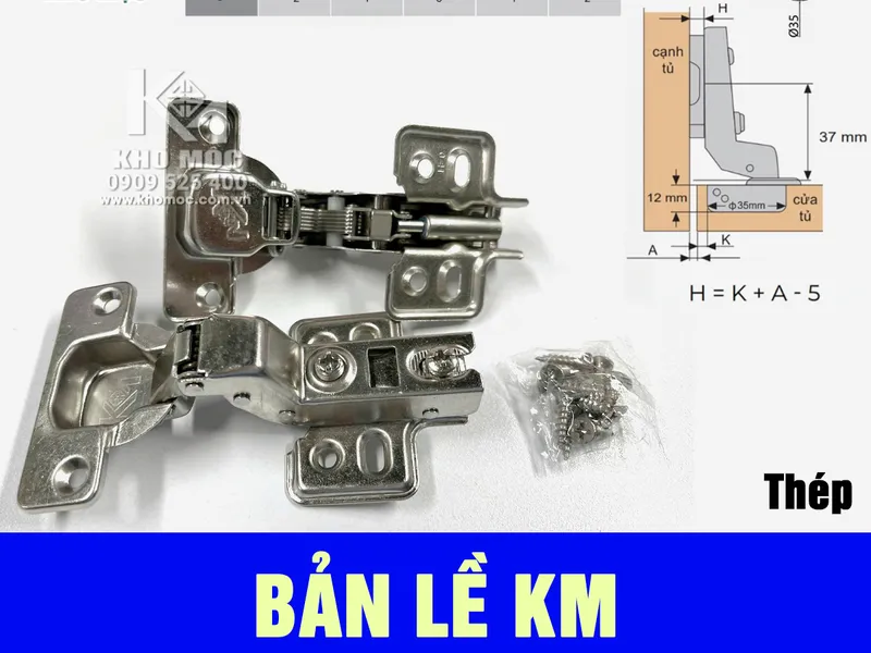 Bản Lề Giảm Chấn Kho Mộc KM