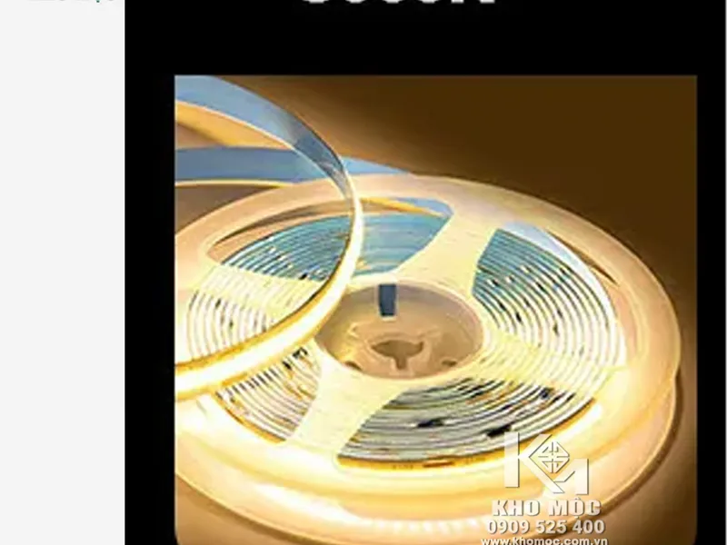 Dây Đèn LED COB Dán 12V - Cuộn 5 Mét - KHÔNG LỘ MẮT