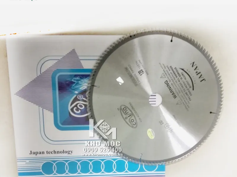 LƯỠI CẮT GỖ COVINA 250mm 120 RĂNG  