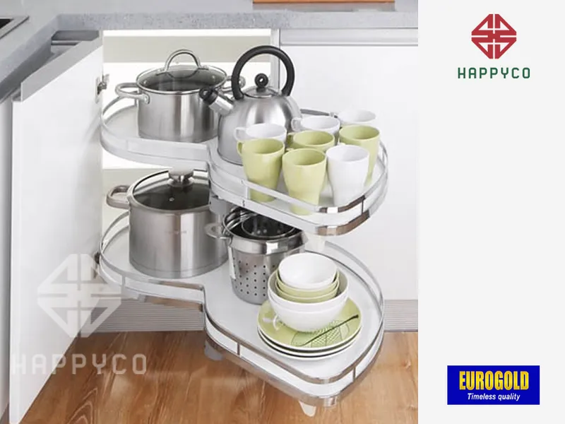 MÂM XOAY HÌNH LÁ EUROGOLD M0202