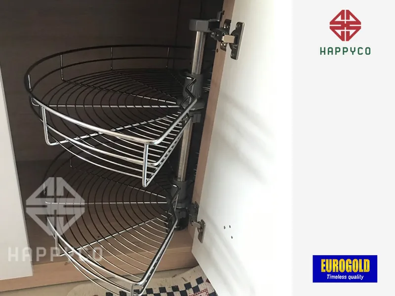 MÂM XOAY INOX 304 NAN TRÒN EP180A EUROGOLD