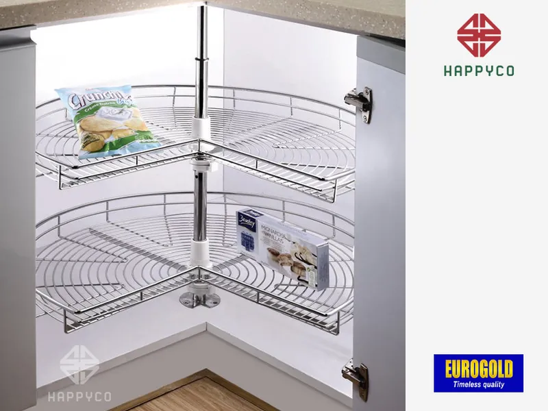 MÂM XOAY INOX 304 NAN TRÒN EP270A EUROGOLD