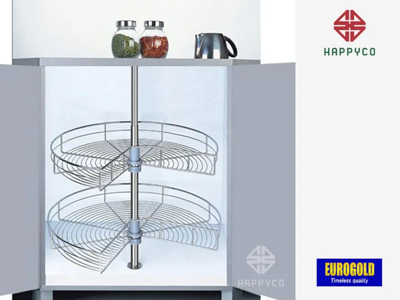 MÂM XOAY INOX 304 NAN TRÒN EP270A EUROGOLD