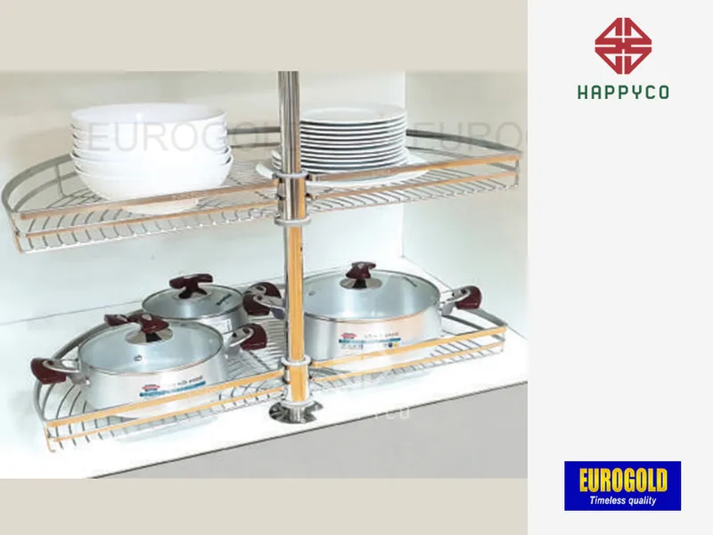 MÂM XOAY INOX MỜ NAN DẸT EPL180A