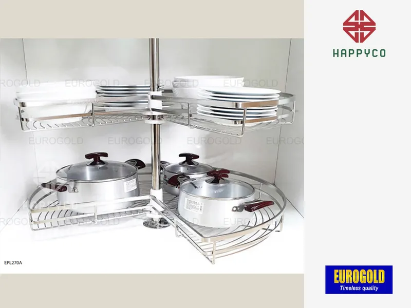 MÂM XOAY INOX MỜ NAN DẸT EPL270A