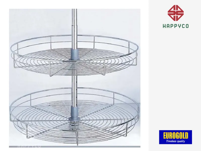 MÂM XOAY INOX MỜ NAN TRÒN TR360A EUROGOLD