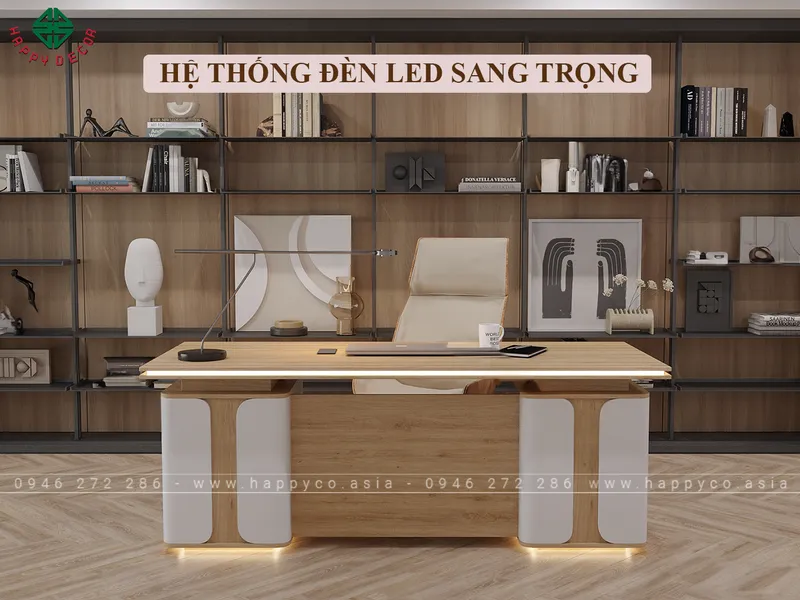 Bàn làm việc giám đốc hiện đại BGD6801