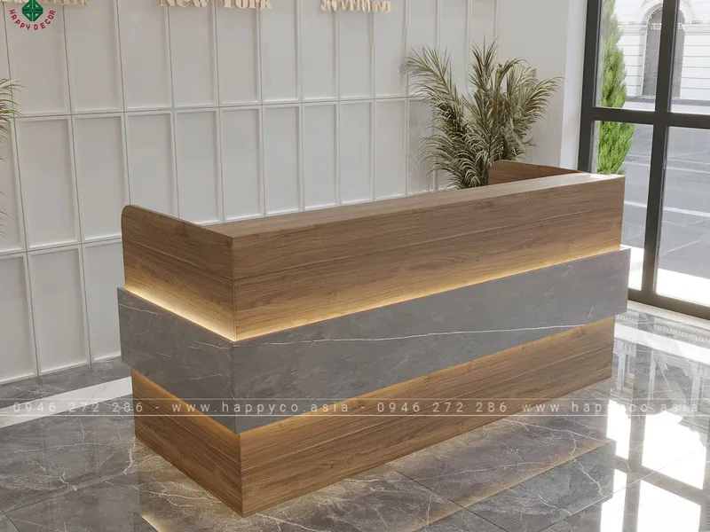 Mẫu bàn thu ngân đẹp BQ6808