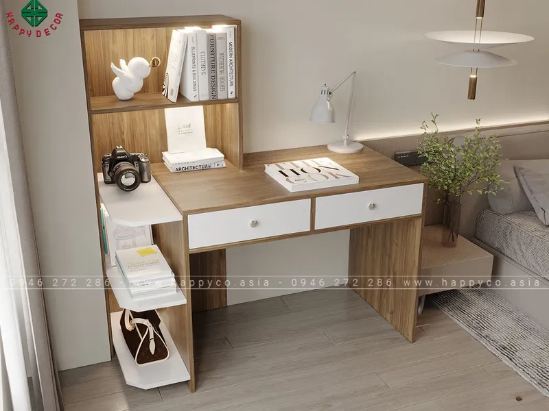 Mẫu bàn làm việc tại nhà nhỏ gọn hiện đại BV6807