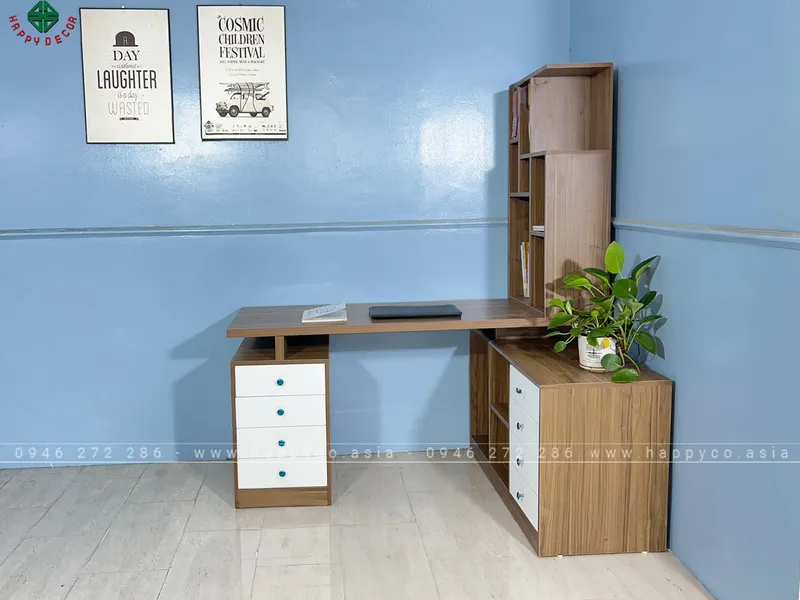 Bàn làm việc có tủ ngăn kéo BV6811