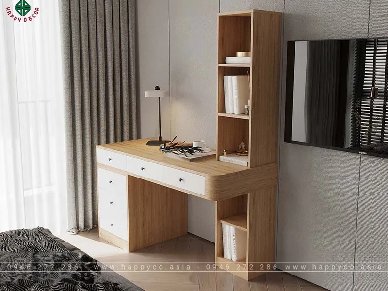 Bàn làm việc tại nhà bằng gỗ BV6818