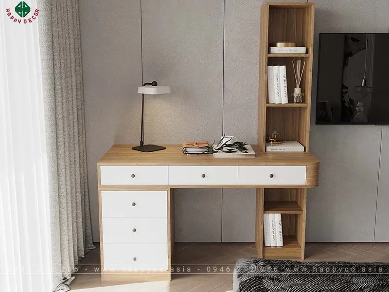 Bàn làm việc tại nhà bằng gỗ BV6818
