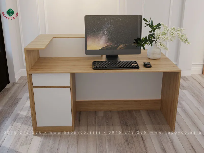 Mẫu bàn lễ tân nhỏ BQ6814