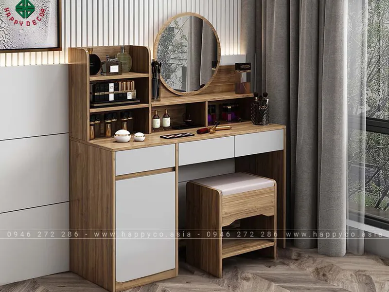 Mẫu bàn phấn gỗ đẹp BP6817