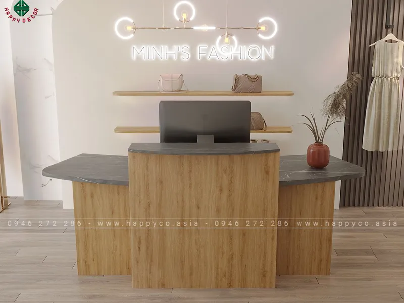Bàn quầy lễ tân BQ6813