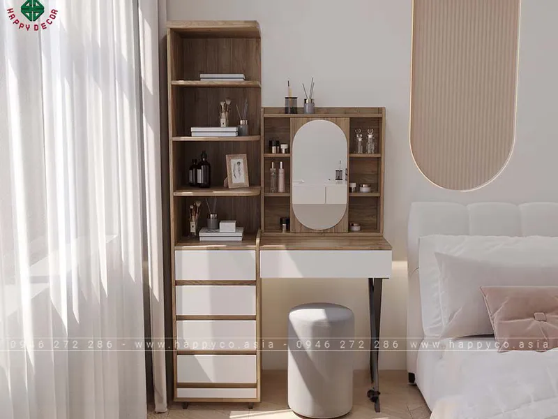 Mẫu bàn trang điểm gỗ đẹp BP6820