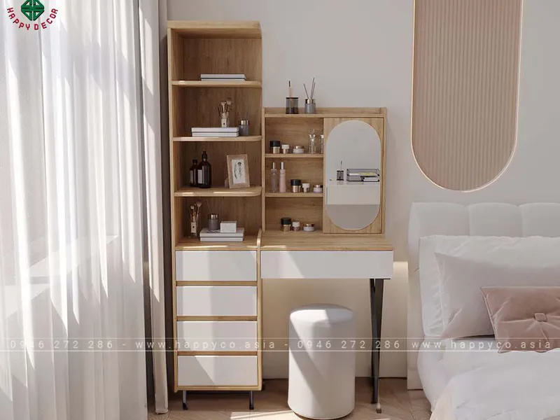 Mẫu bàn trang điểm gỗ đẹp BP6820