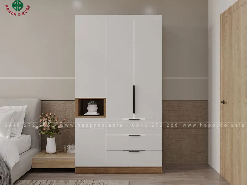 Tủ quần áo đẹp hiện đại TA6805