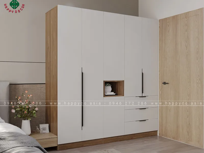 Tủ quần áo đẹp hiện đại TA6805