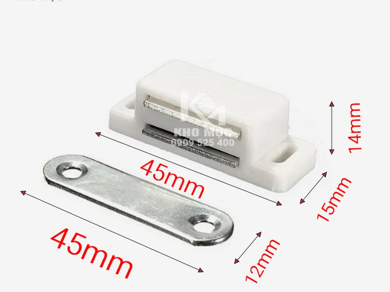 Nam châm hít cửa tủ 