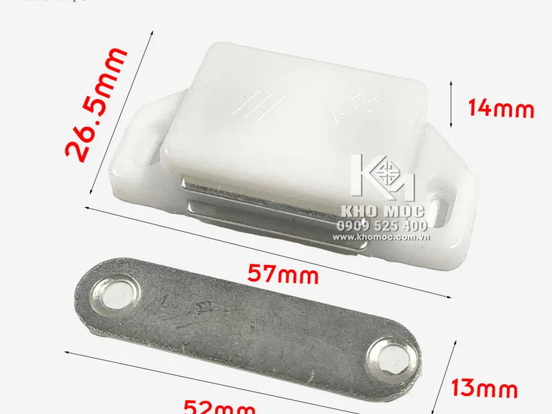 Nam châm hít cửa tủ 
