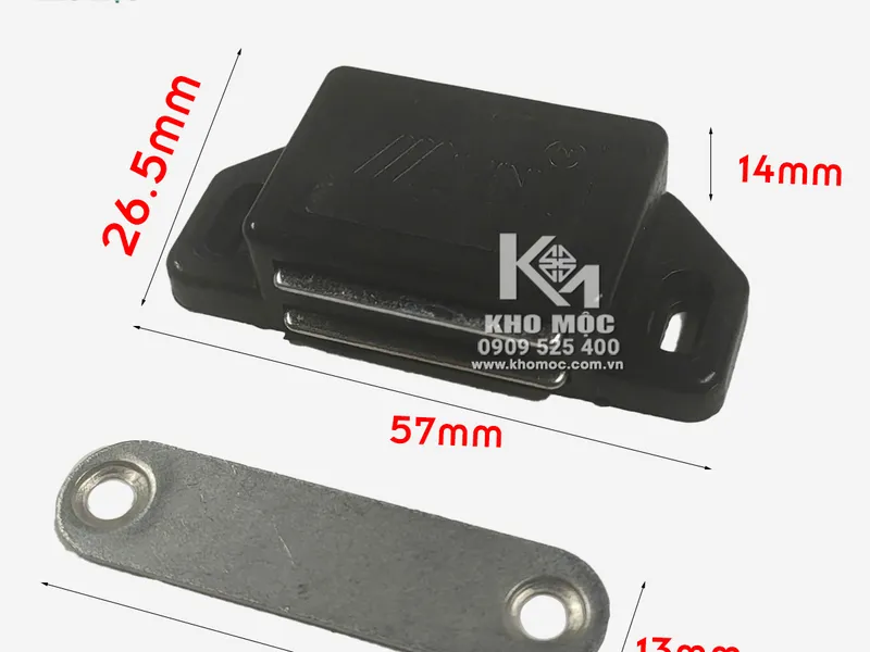 Nam châm hít cửa tủ 