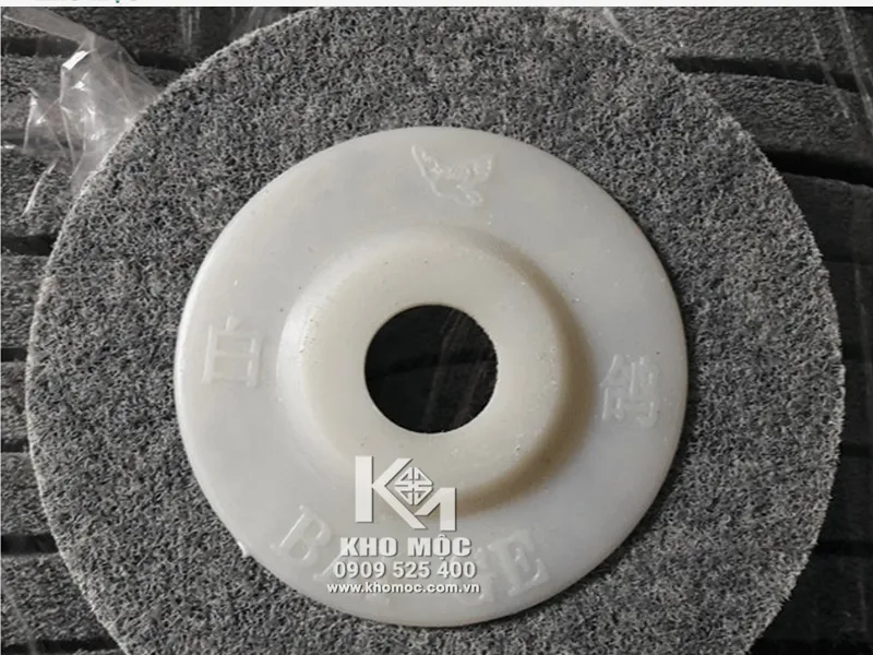 Miếng Mài Bóng Màu Xám 100mm x16mm x10mm - Nỉ xám Bồ Câu